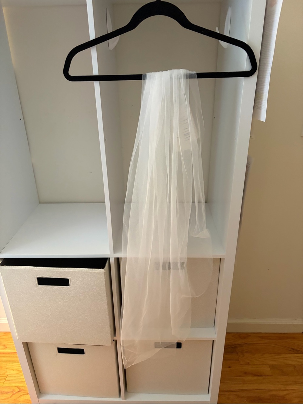 NWT Fingertip length veil